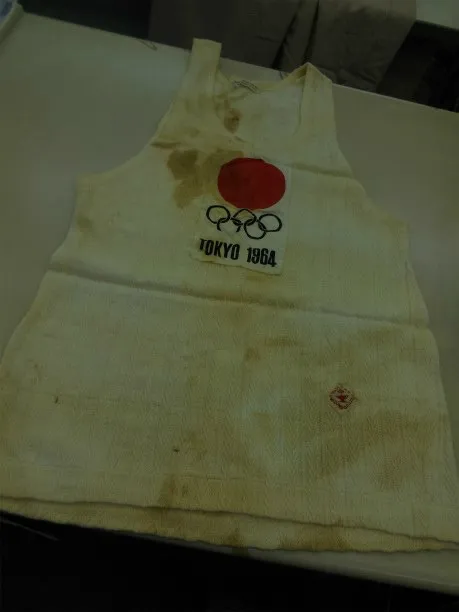 東京オリンピック52年前のランニングシャツ
